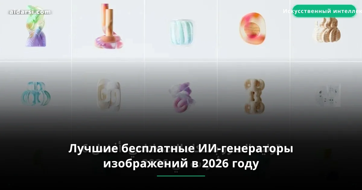 Лучшие бесплатные ИИ-генераторы изображений в 2026 году