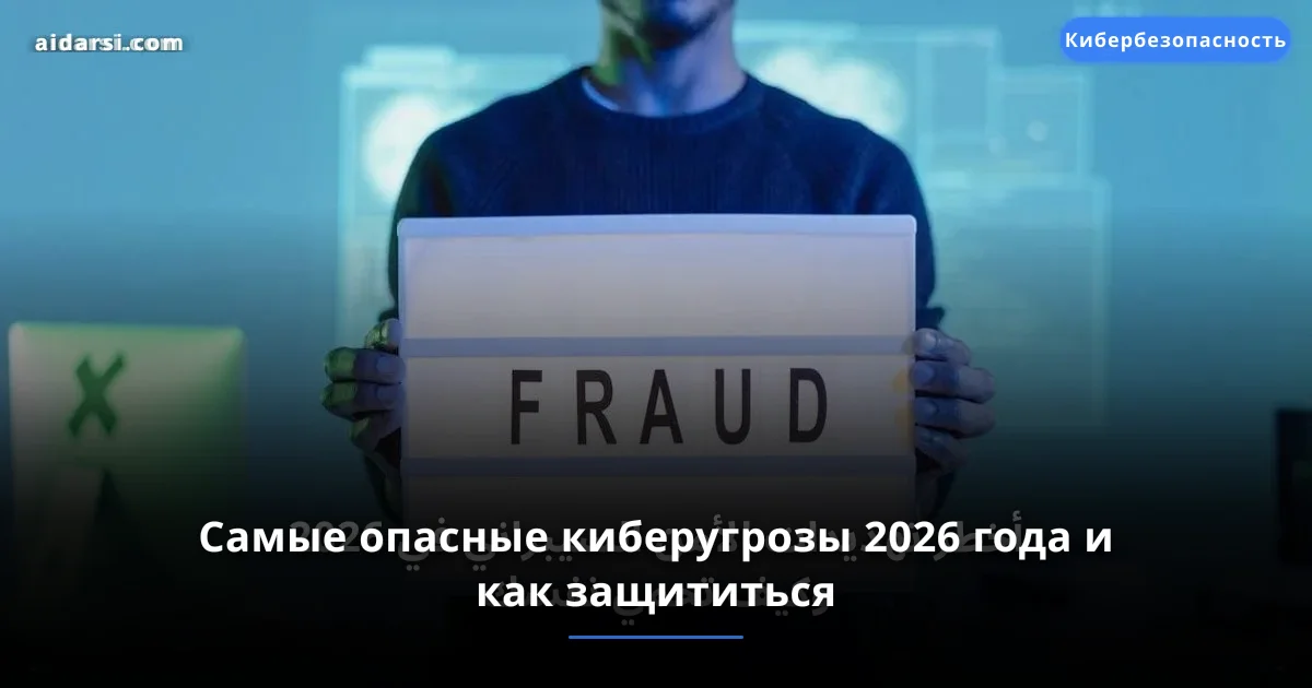 Самые опасные киберугрозы 2026 года и как защититься