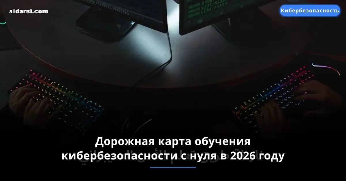 Дорожная карта обучения кибербезопасности с нуля в 2026 году