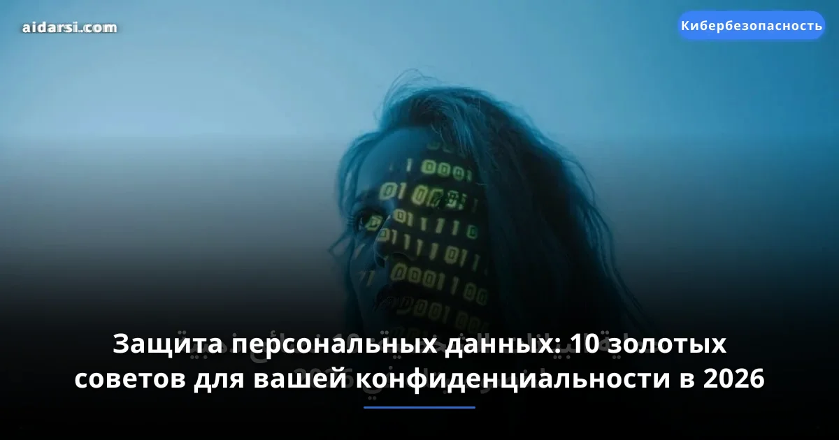 Защита персональных данных: 10 золотых советов для вашей конфиденциальности в 2026