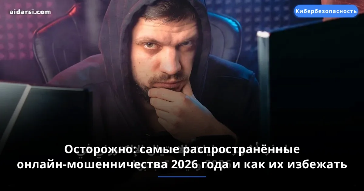 Осторожно: самые распространённые онлайн-мошенничества 2026 года и как их избежать