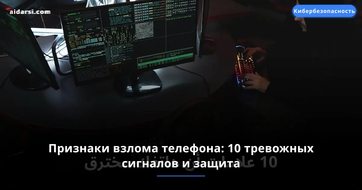 Признаки взлома телефона: 10 тревожных сигналов и защита