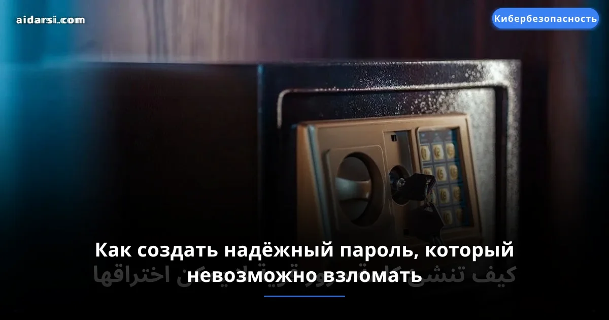 Как создать надёжный пароль, который невозможно взломать
