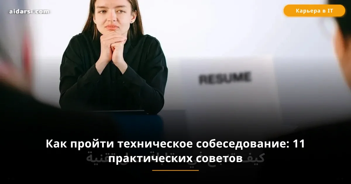 Как пройти техническое собеседование: 11 практических советов