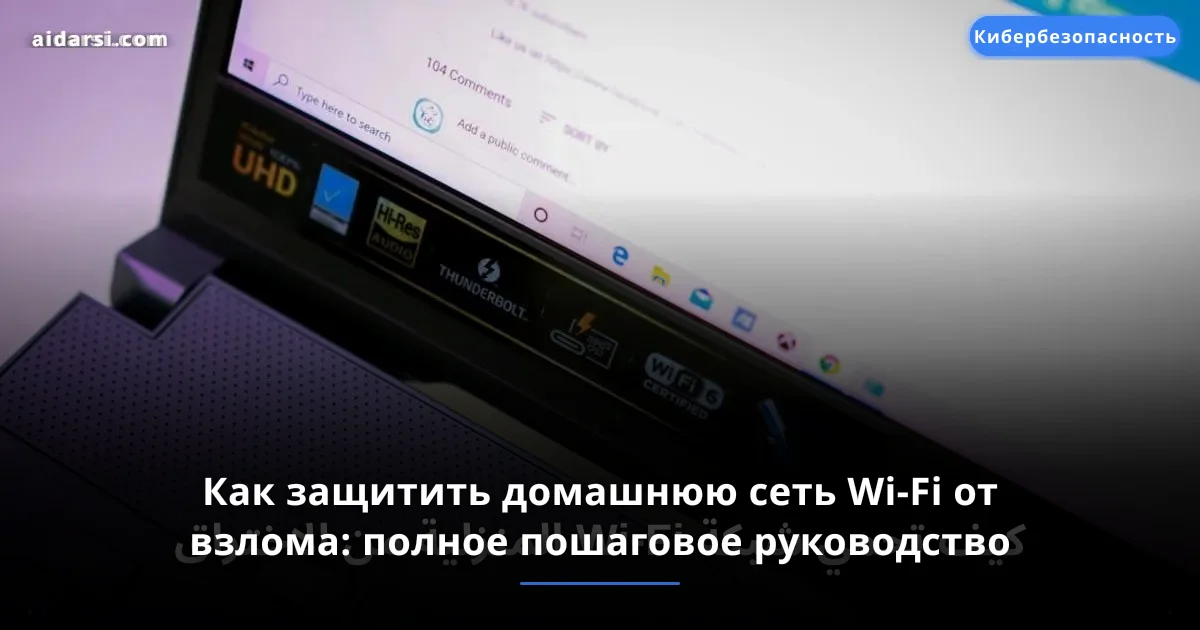 Как защитить домашнюю сеть Wi-Fi от взлома: полное пошаговое руководство