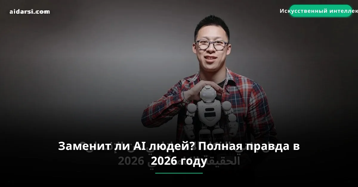Заменит ли AI людей? Полная правда в 2026 году