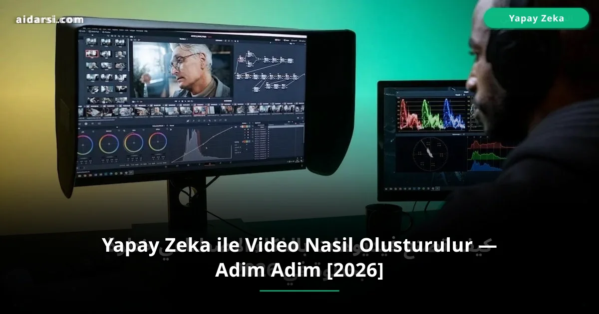 Yapay Zeka ile Video Nasil Olusturulur — Adim Adim [2026]