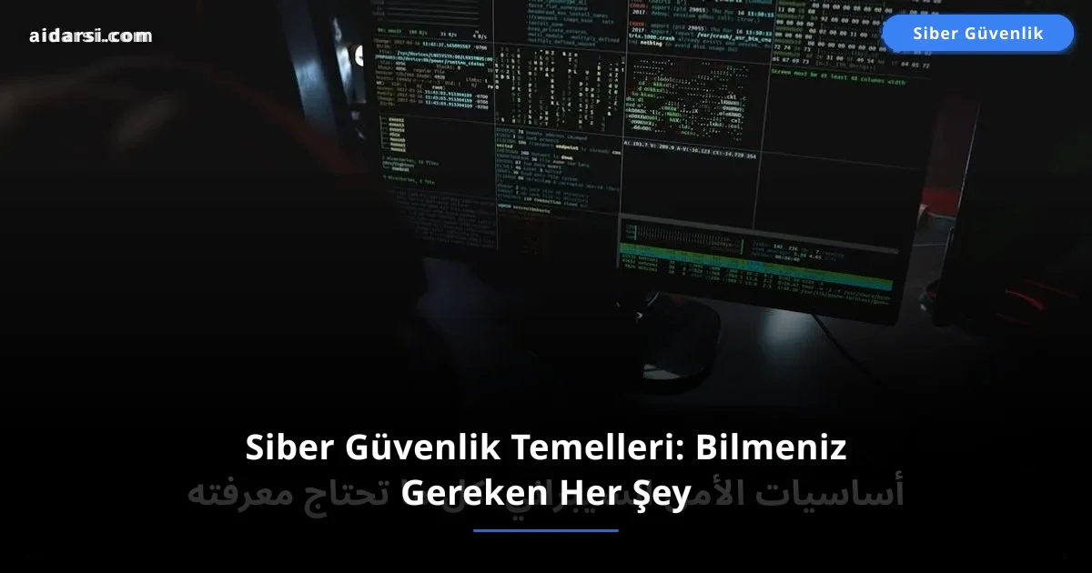 Siber Güvenlik Temelleri: Bilmeniz Gereken Her Şey