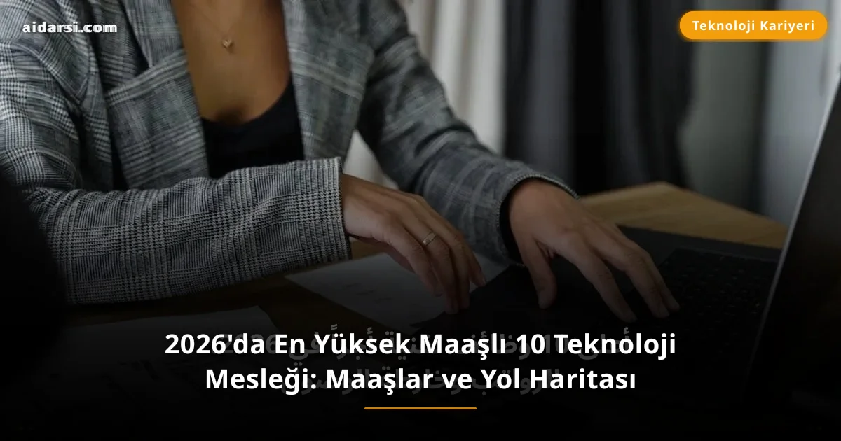 2026'da En Yüksek Maaşlı 10 Teknoloji Mesleği: Maaşlar ve Yol Haritası