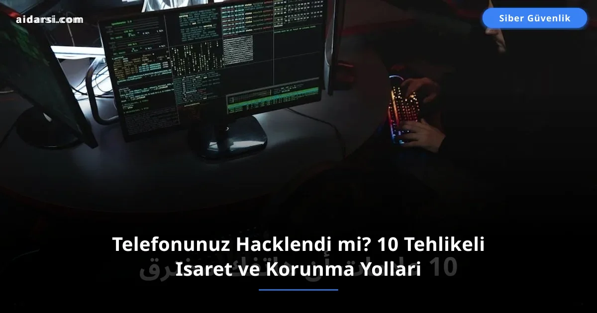 Telefonunuz Hacklendi mi? 10 Tehlikeli Isaret ve Korunma Yollari
