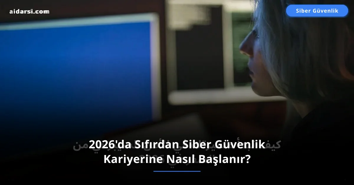 2026'da Sıfırdan Siber Güvenlik Kariyerine Nasıl Başlanır?