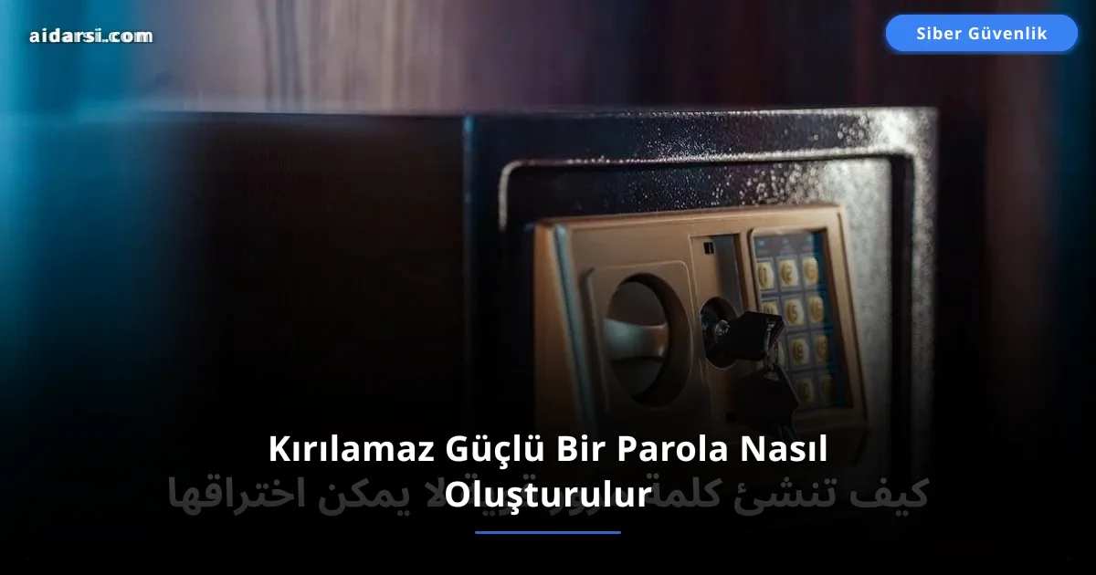 Kırılamaz Güçlü Bir Parola Nasıl Oluşturulur
