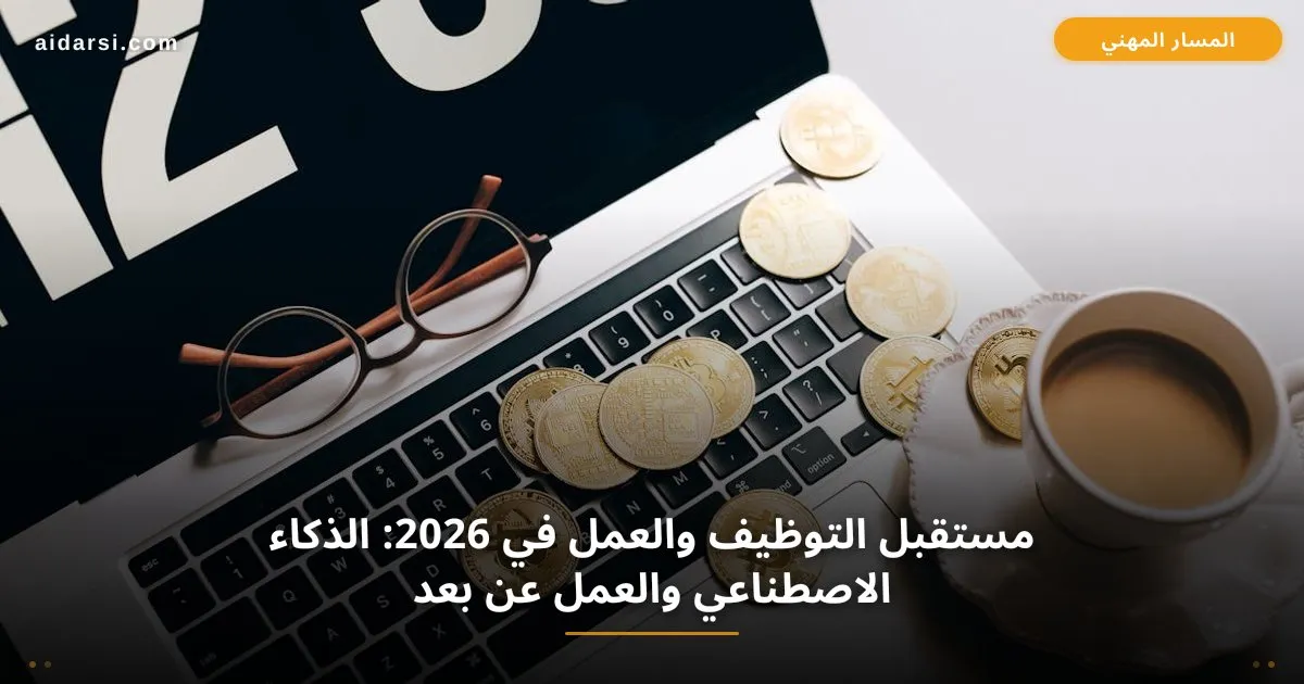 مستقبل التوظيف والعمل في 2026: الذكاء الاصطناعي والعمل عن بعد