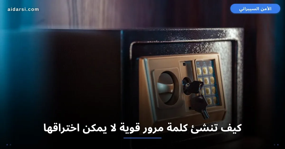 كيف تنشئ كلمة مرور قوية لا يمكن اختراقها