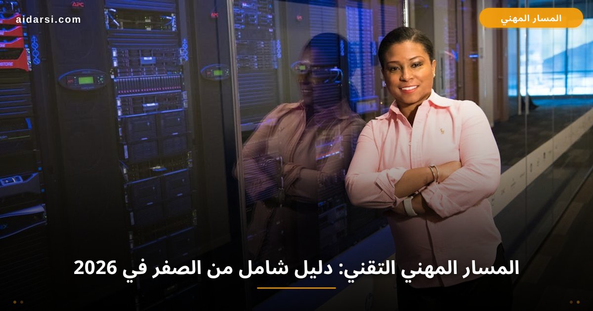 المسار المهني التقني: دليل شامل من الصفر في 2026