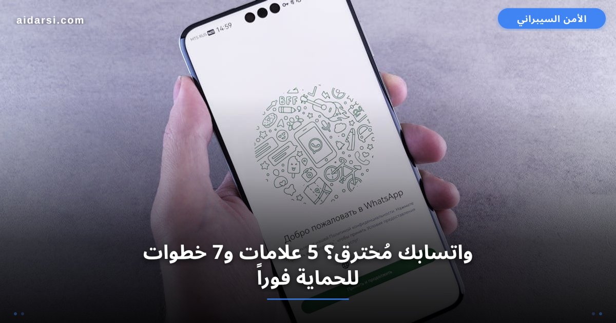 واتسابك مُخترق؟ 5 علامات خطيرة و7 خطوات للحماية فوراً